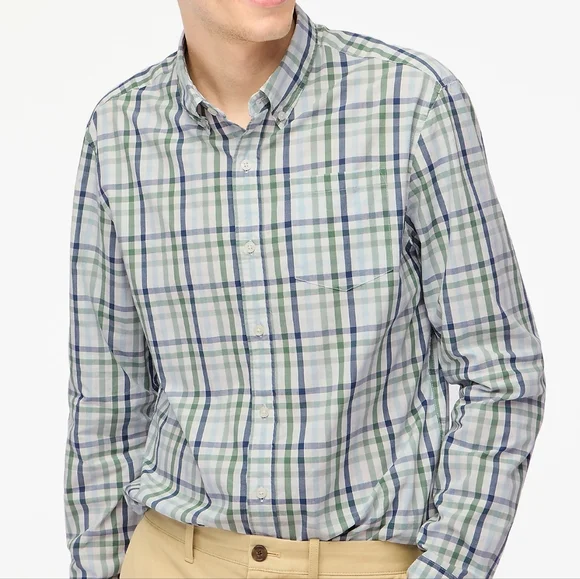 J. Crew Men's Flex Casual Long Sleeve Shirt New Size Large - Picture 1 of 2